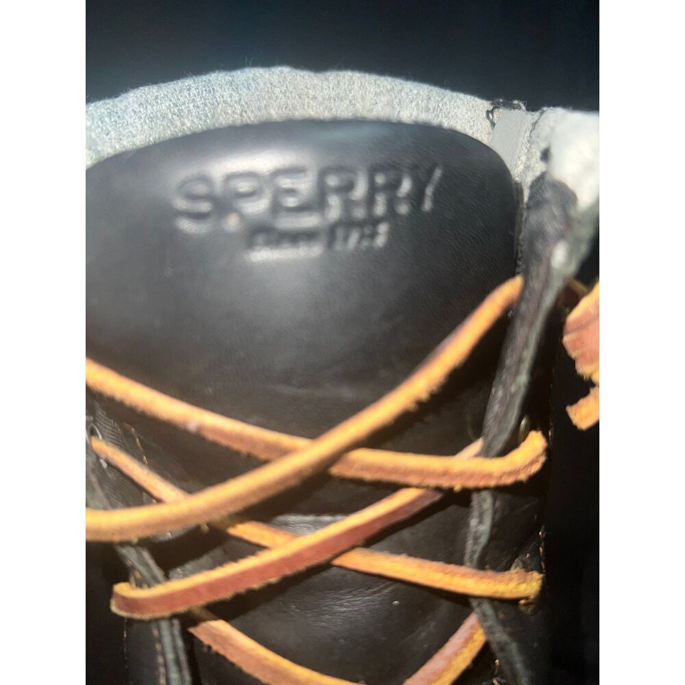 Sperry Top Sider Cold Bay Boot Waterproof Womans Black Brown Winter Leather Duck - Picture 4 of 6